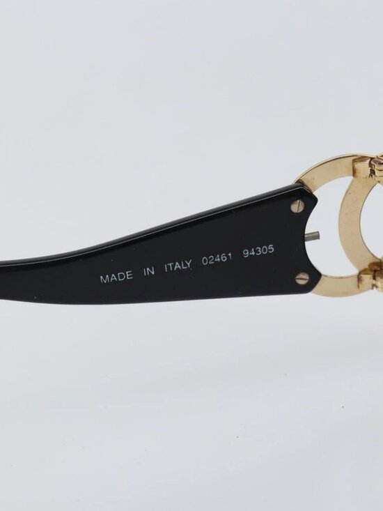 CHANEL Sunglasses plastic Black CC Auth main image 11